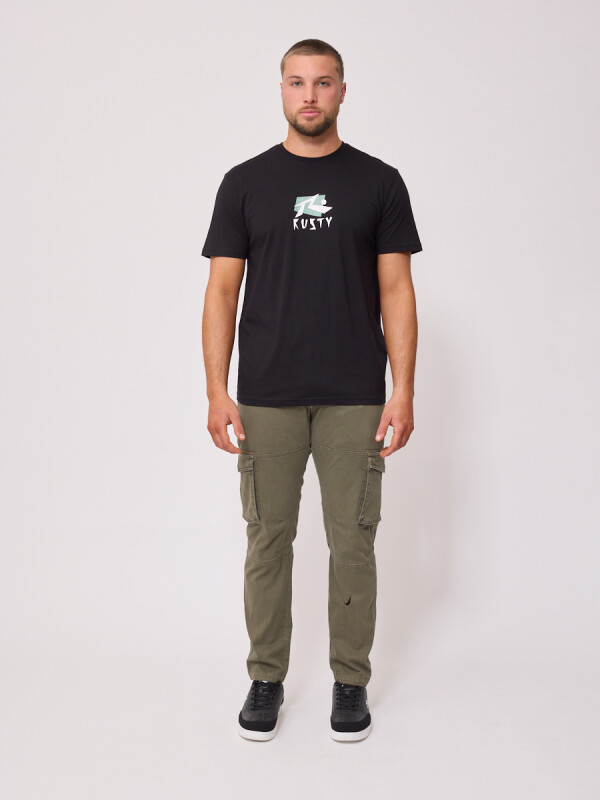 T-SHIRT TALINO RUSTY Negro