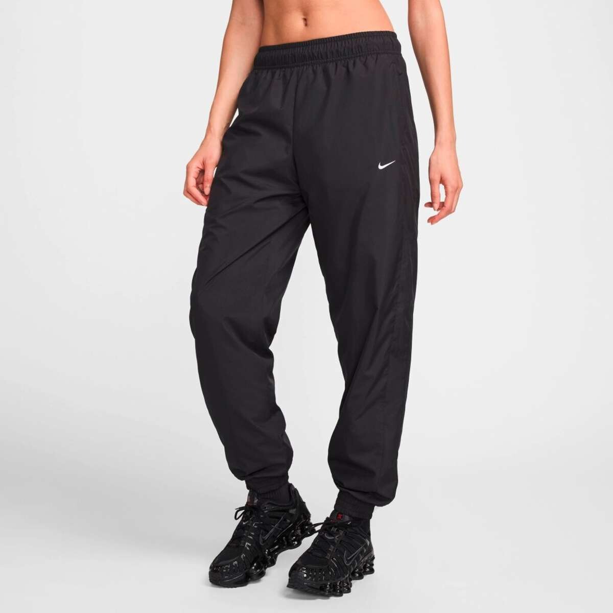 Pantalón Largo Nike Sportswear Classic Wovens de Mujer - Negro 