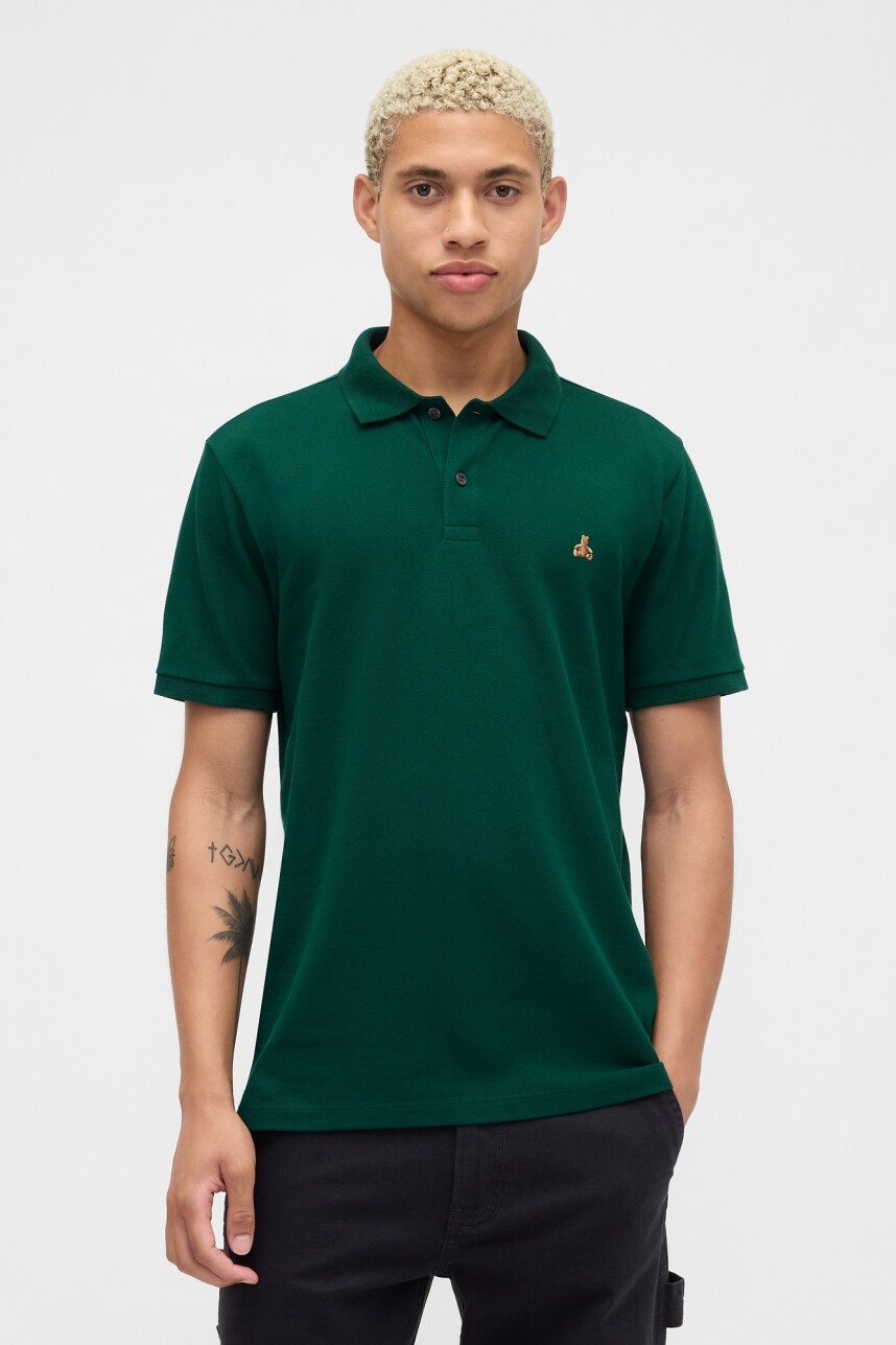 Polo Oso Brannan Hombre Evergreen Glamour