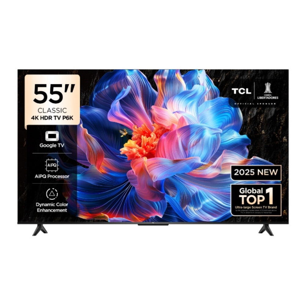 TV TCL SMART 55 4K UHD GOOGLE TV FRAMELESS 55P6K Unica