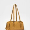 Cartera al hombro Lagoon en efecto gamuza Sand