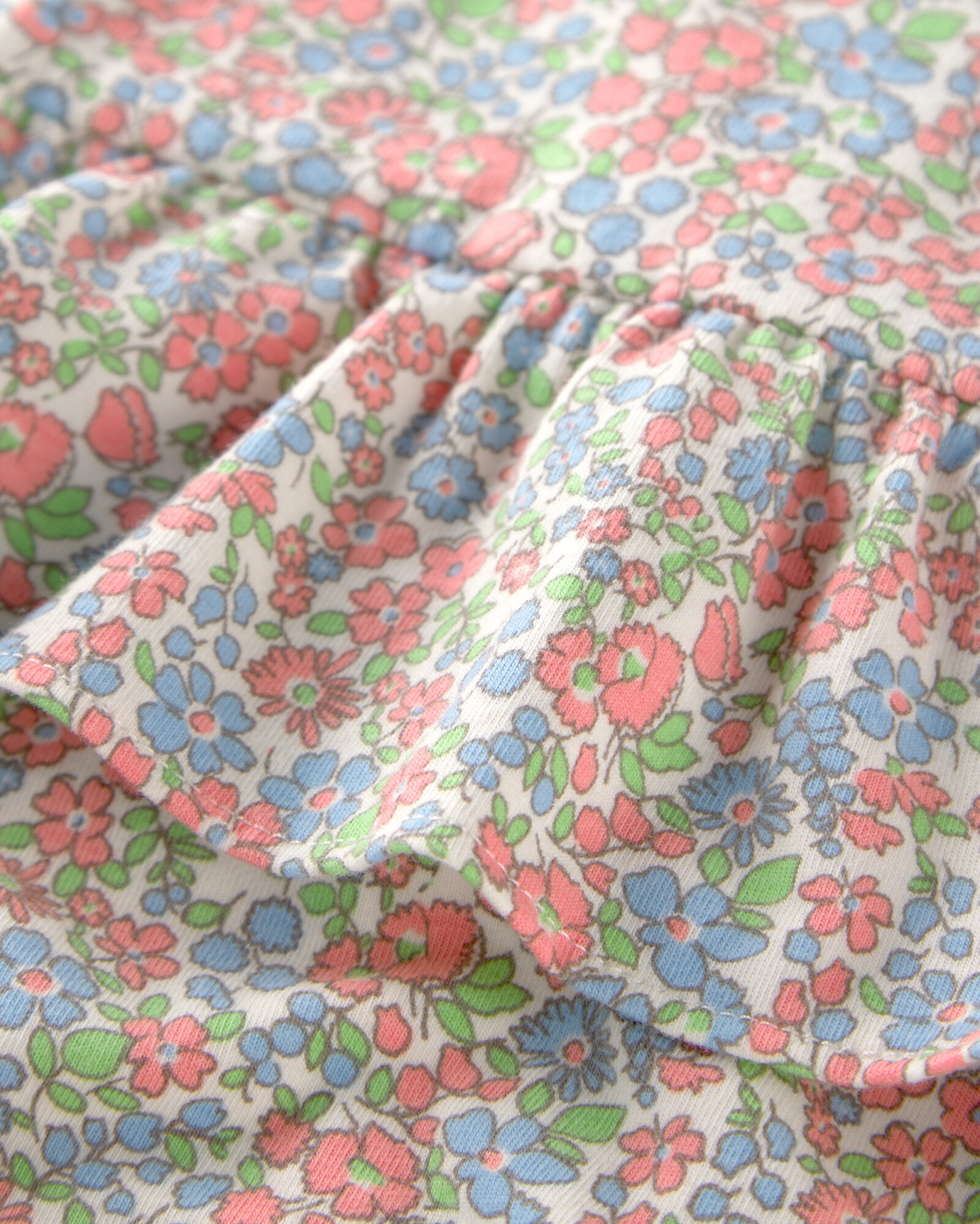 Pack dos bodies bombachudos de algodón orgánico, diseños floral y rosa Sin color