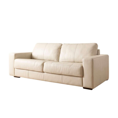 Sillon 3 cuerpos Como 100% Cuero Arena