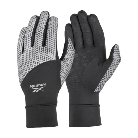 Guantes Térmicos Reflectivo Running Reebok Gris