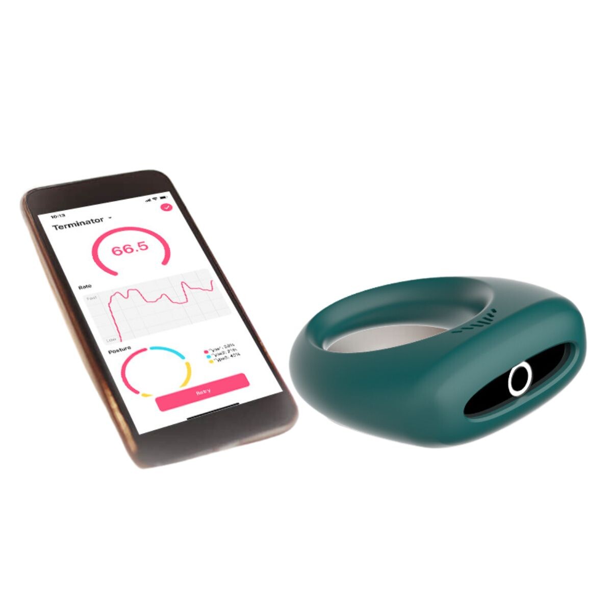 Anillo Vibrador Usb Con App Magic Dante II 