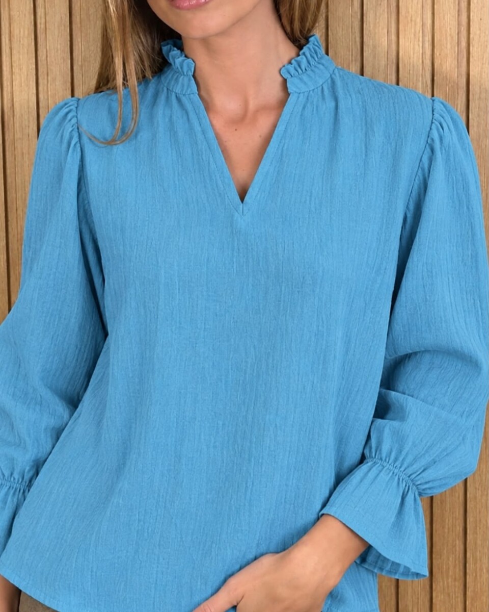 Blusa Copenhague - Tourquesa 