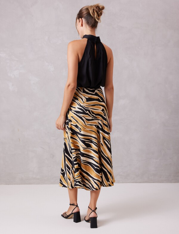 Falda Tribal MULTI/NEGRO