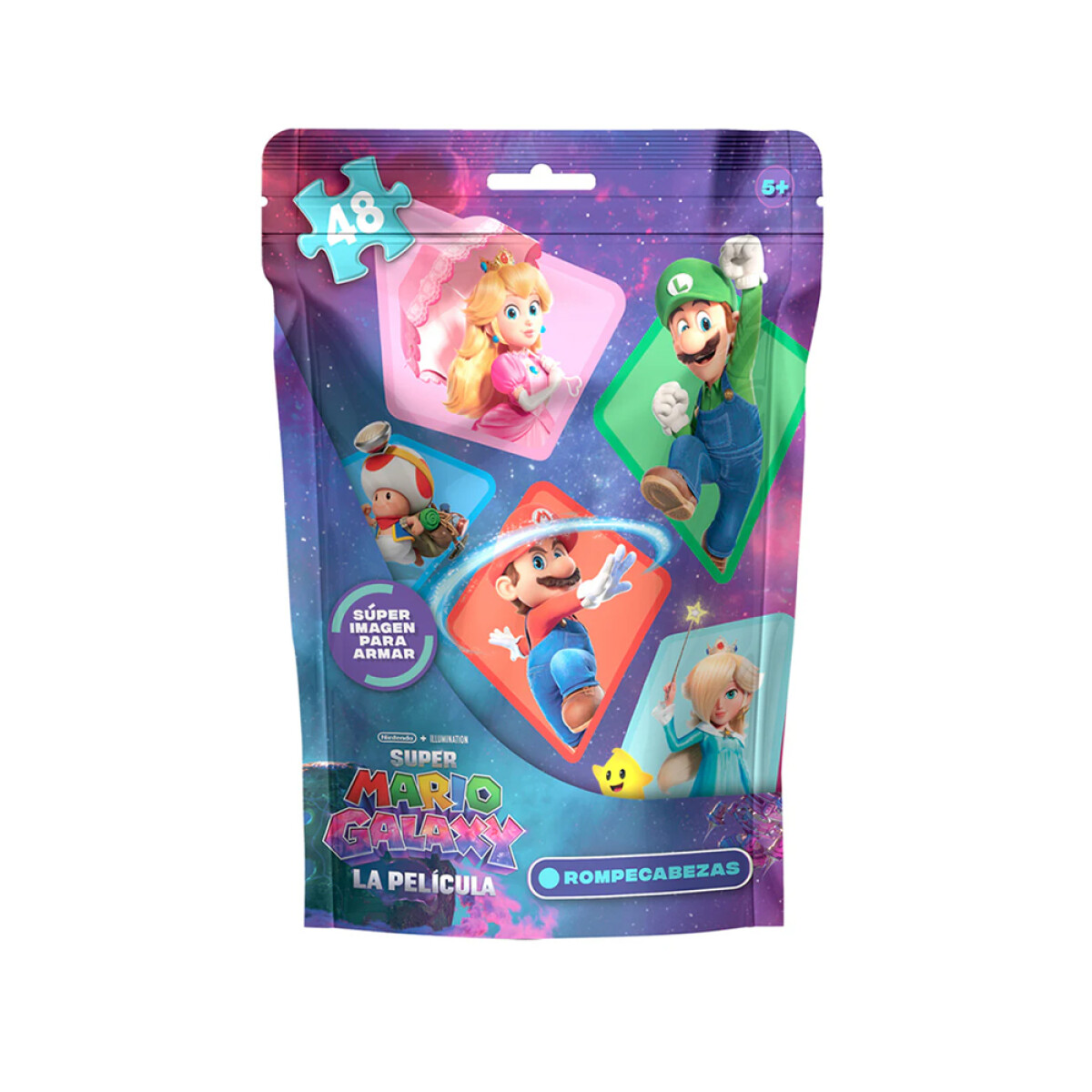 Puzzle Licencias en Bolsa Mario Galaxy 