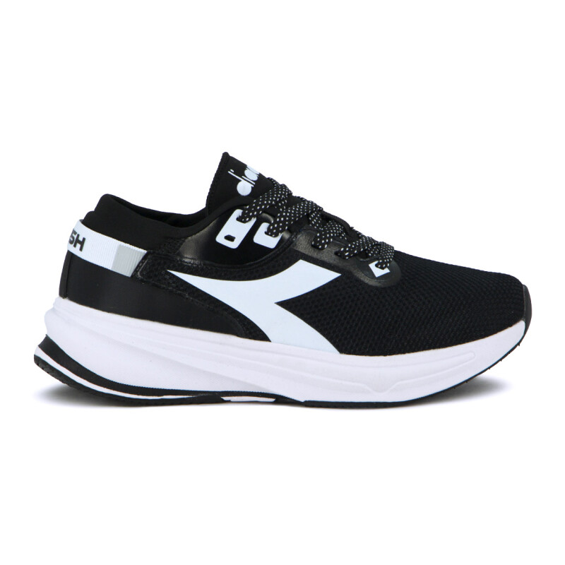 Championes Deportivos Mujer Diadora Rush Negro-Blanco