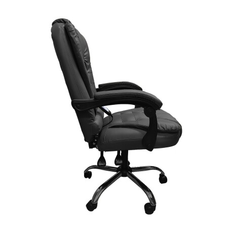 Silla Ejecutiva en cuero Lumax Modelo Miles con 7 Puntos de Masaje Negro