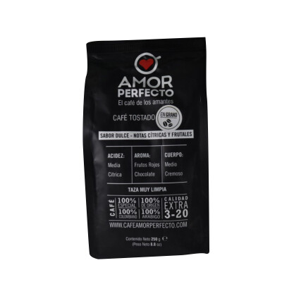 Café en grano dulce Amor Perfecto 250g Cafe Amor Perfecto Grano Dulce