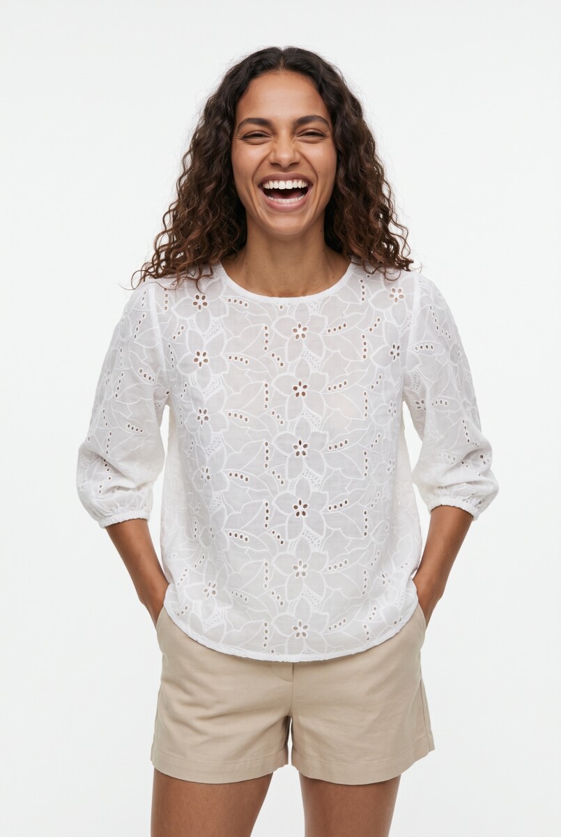 BLUSA PRYMA - BLANCO. 
