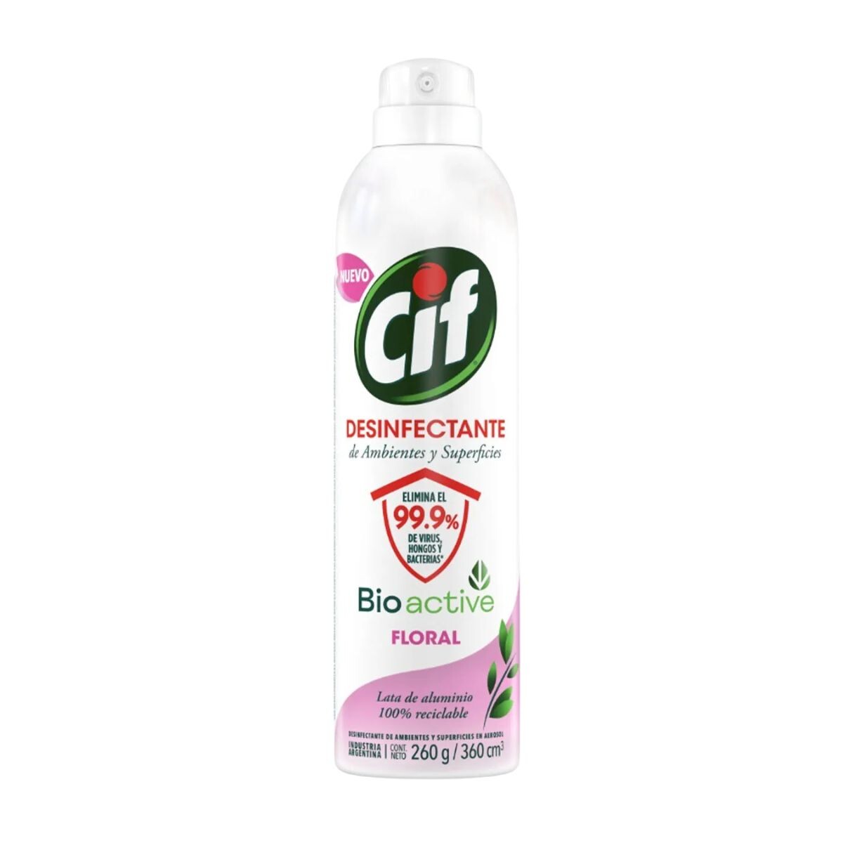 Desinfectante Cif Bio Active Floral Aerosol 360cc 
