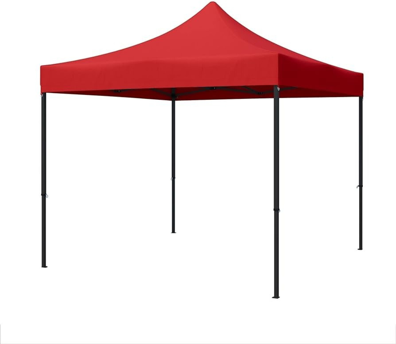Gazebo Plegable Toldo Super Reforzado 3x3x3 Filtro Uv 15KG - Rojo 