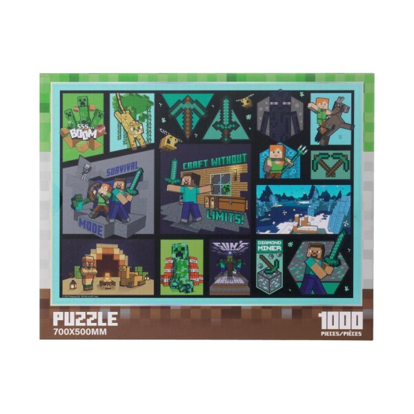 Puzzle Minecraft con cuadro Puzzle Minecraft con cuadro