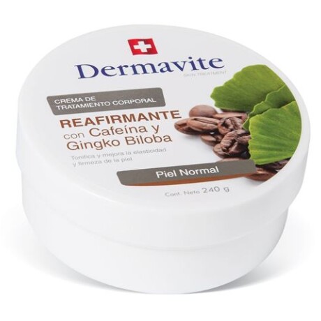Dermavite Skin Tratamiento Reafirmante Cafeína 240gr – Crema Corporal Tonificante Dermavite Skin Tratamiento Reafirmante Cafeína 240gr – Crema Corporal Tonificante