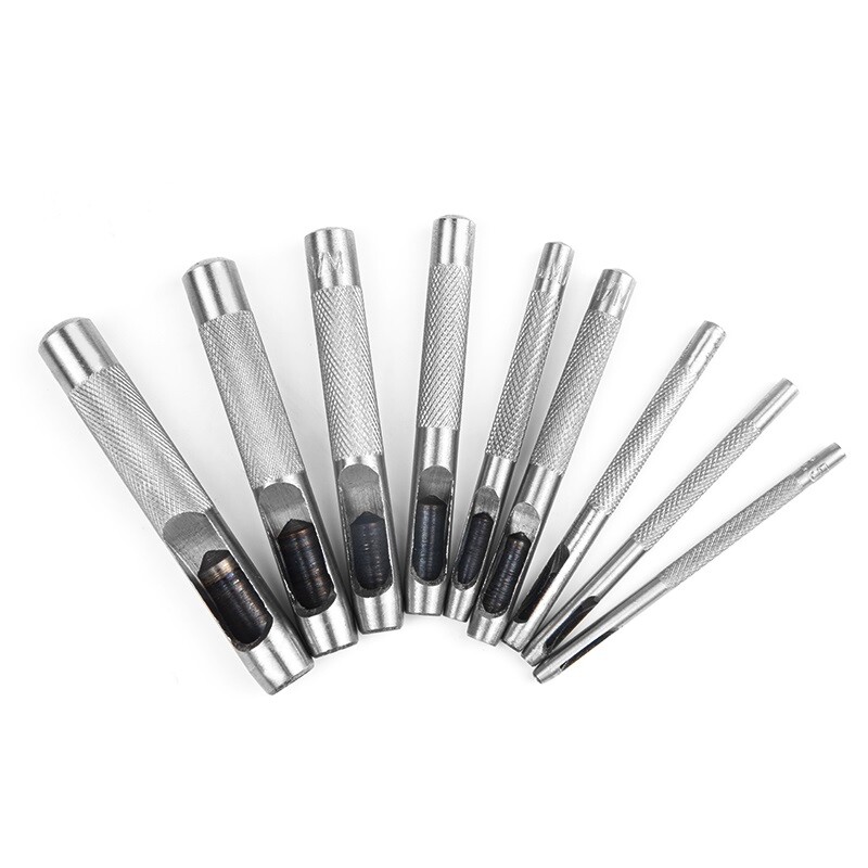 DINGQI JUEGO DE SACABOCADOS INDUSTRIAL 9 PIEZAS Dingqi Juego De Sacabocados Industrial 9 Piezas