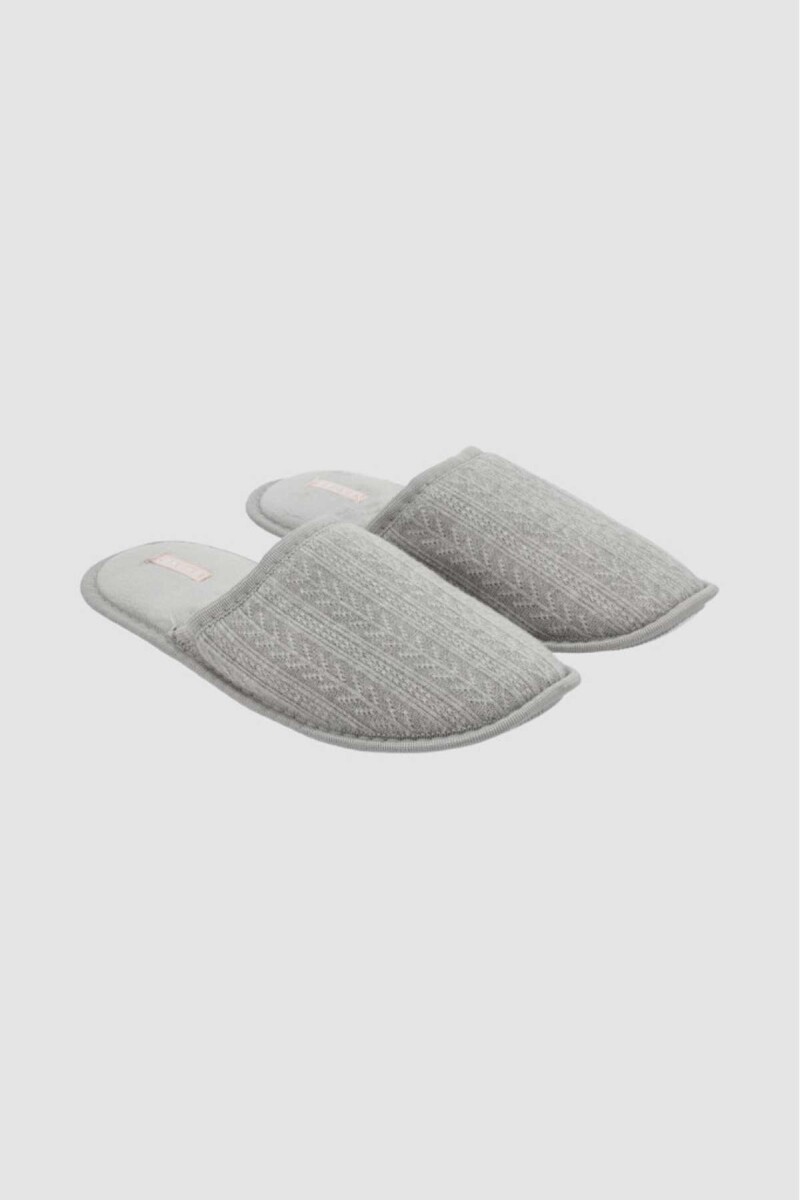 Pantufla basic inv26 - Gris oscuro 
