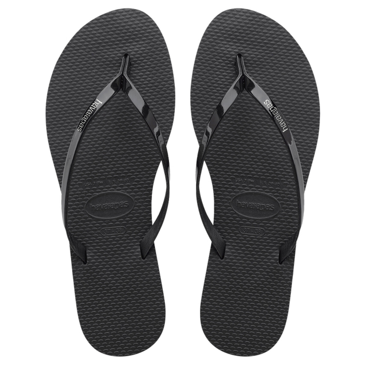 You Metalic Havaianas - Negro 