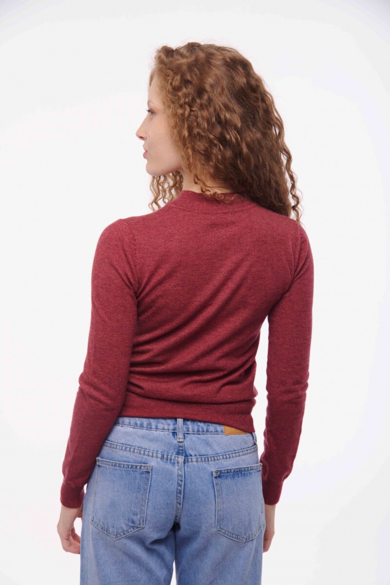 POLERA ITALIA BORDÓ