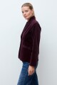 Blazer de pana ciruela