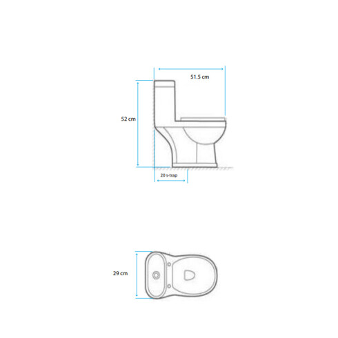Inodoro Kinder Con Mochila Para Niños Una Pieza De Pocelana Sanitaria Blanco Brillo Aqualia, Incluye Tapa Y Tornillos. 000