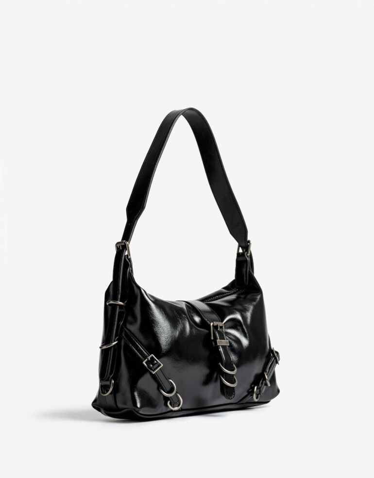 City Cartera Baguette Negro - Negro