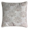 COJIN CUAD BLANCO ESTAMP BEIGE 60X60CM Unica