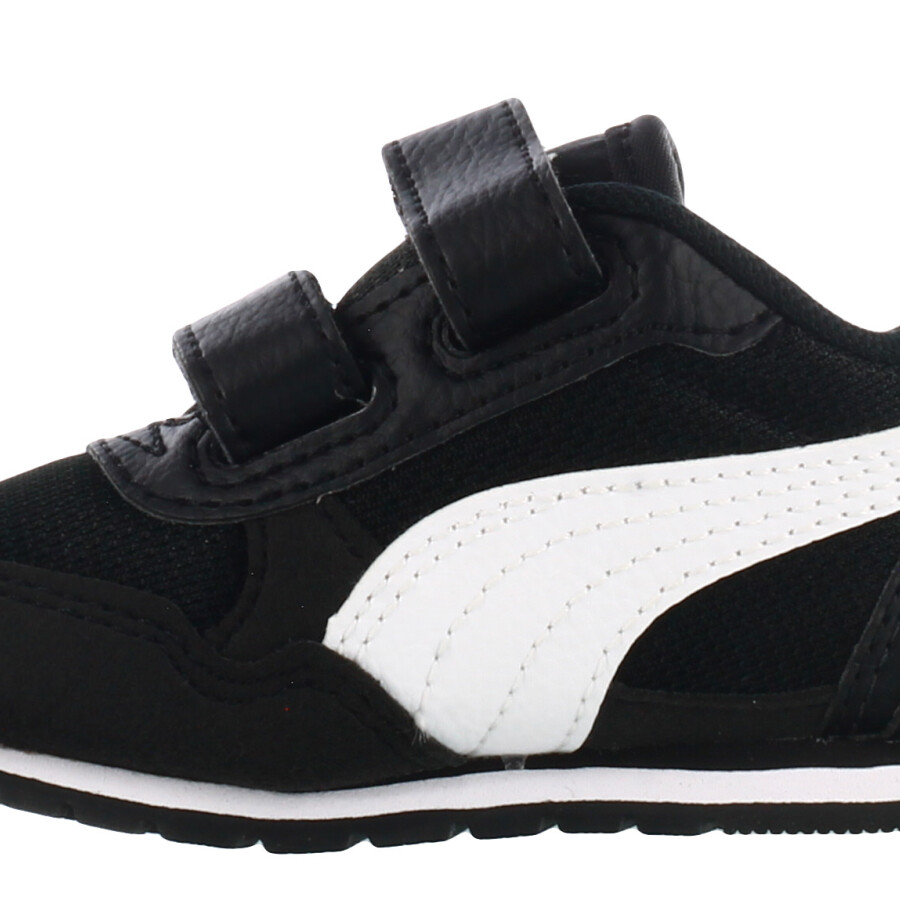 Championes de Niños Puma St Runner V3 Inf Negro - Blanco