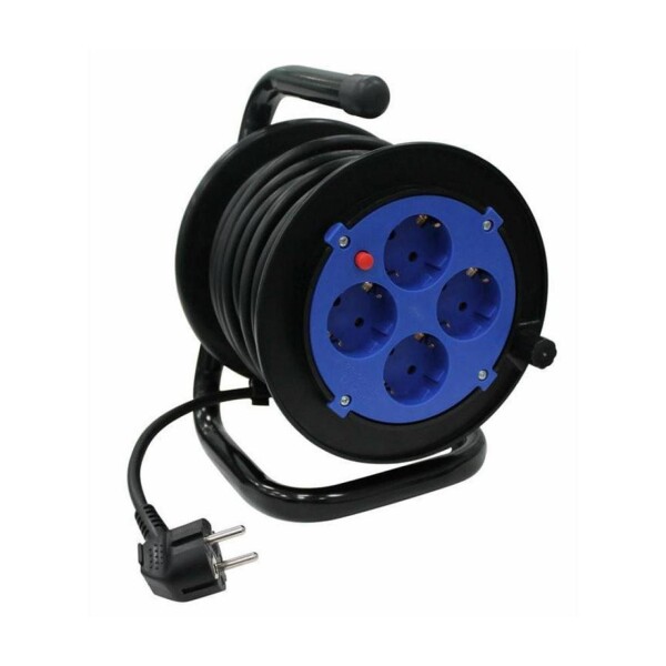 Enrollador 30Mt Negro Electraline Enrollador 30Mt Negro Electraline