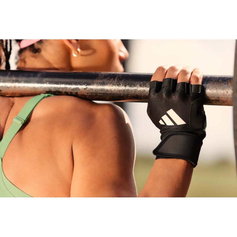 Guantes de entrenamiento de fuerza adidas Negro
