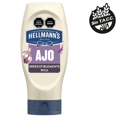 ADEREZO HELLMANNS AJO 340 GRS ADEREZO HELLMANNS AJO 340 GRS