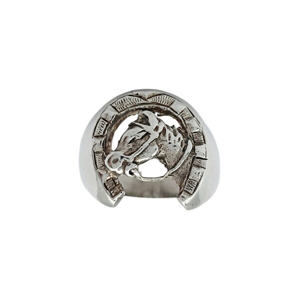 Anillo Caballo-Plata 925-Sin Piedra-AN4460 sinpiedra