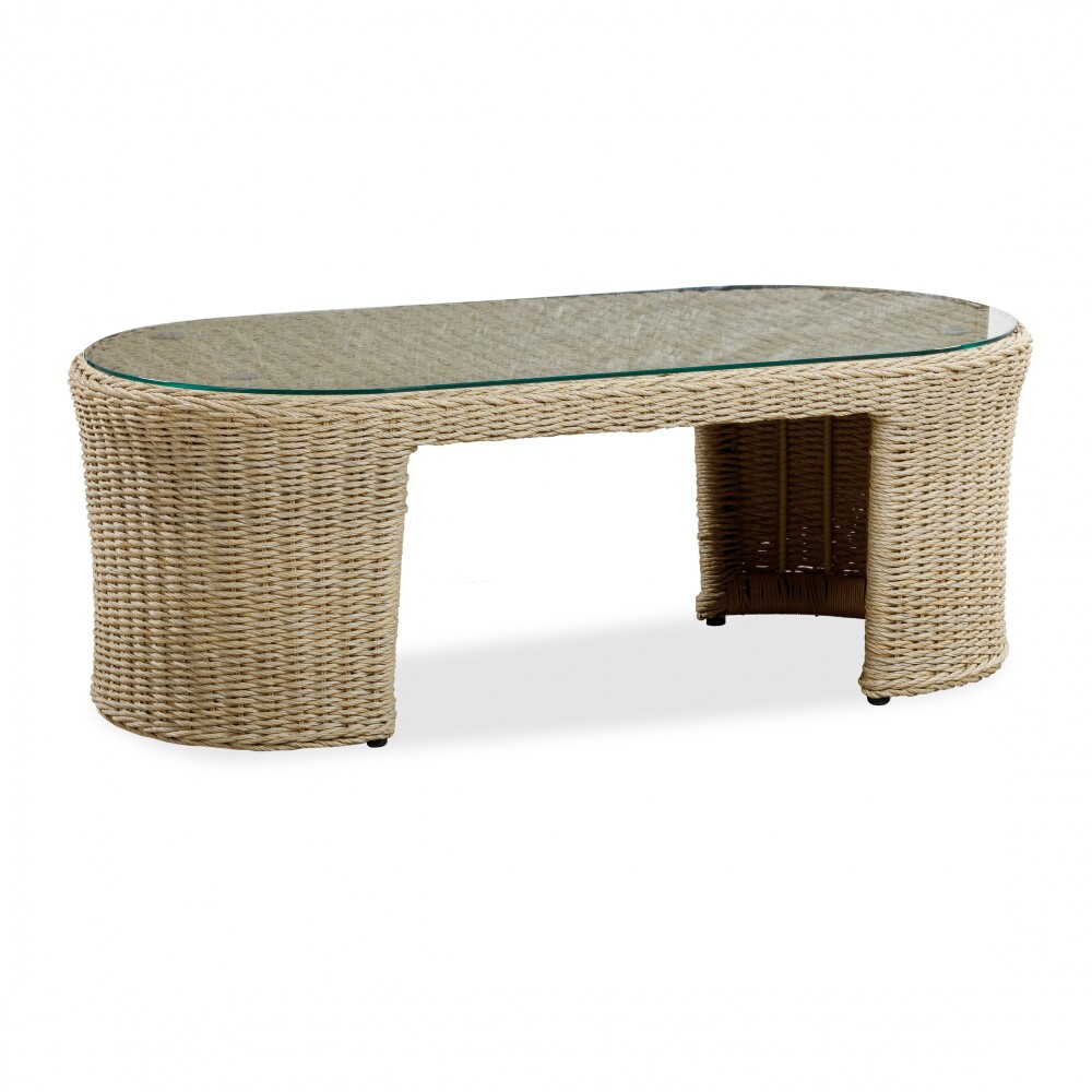 SET DE LIVING RATTAN-SINTETICO-Y-ALUMINIO NATURAL-BEIGE BARANY