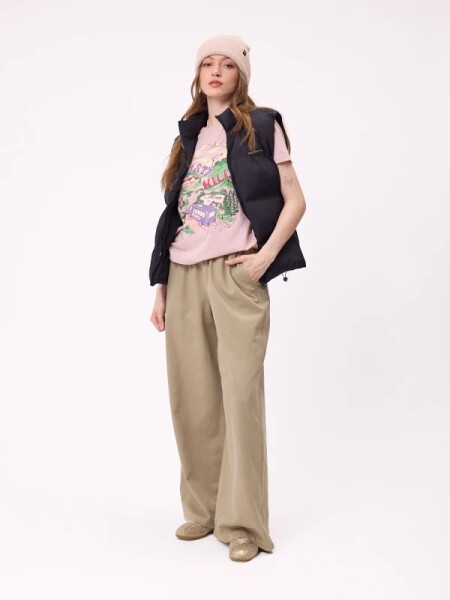 PANTALON RUSTY CARMIN VERDE