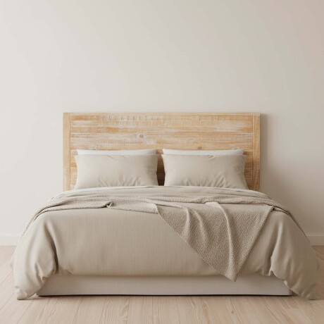 RESPALDO CABECERA KING MADERA NATURAL-BEIGE MOUNTAUK