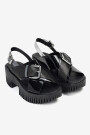 SANDALIA PLIA JUNO Negro