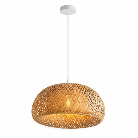 Lámpara Colgante Bambú Natural E27 Diseño Nórdico Deco Natural