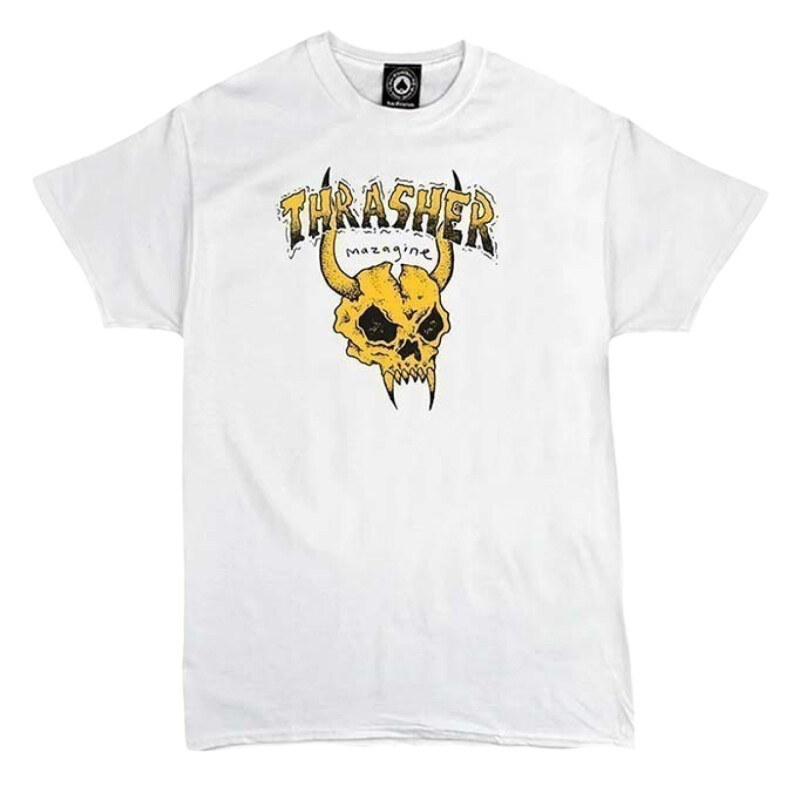 Remera Thrasher Esp Barbarian - Blanco Remera Thrasher Esp Barbarian - Blanco