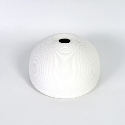 BASE CERAMICA BLANCA 18X18X12CM Unica