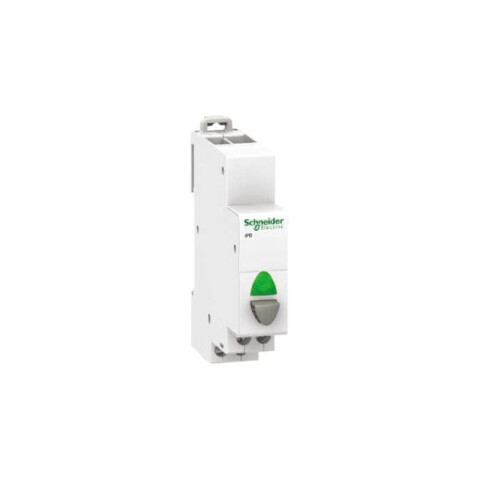 Pulsador mod. 1NA c/piloto verde p/riel DIN 230V MG2087