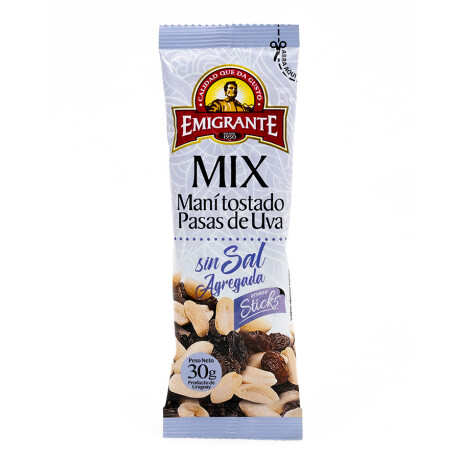 Stick Mix Emigrante Maní sin Sal y Pasas 30G 001