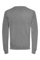 Sweater Tejido Escote V Wyler Medium Grey Melange