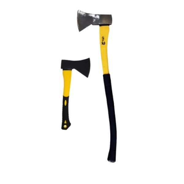 Hacha De Montear 1500g + Hacha De Mano 800g Fibra Hermasur® Hacha De Montear 1500g + Hacha De Mano 800g Fibra Hermasur®
