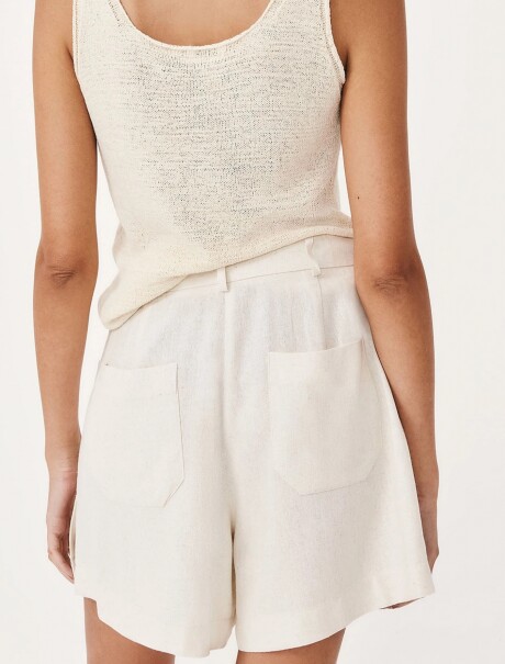 SHORT RECTO BLANCO
