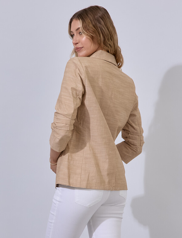 Blazer Manga Frunces BEIGE