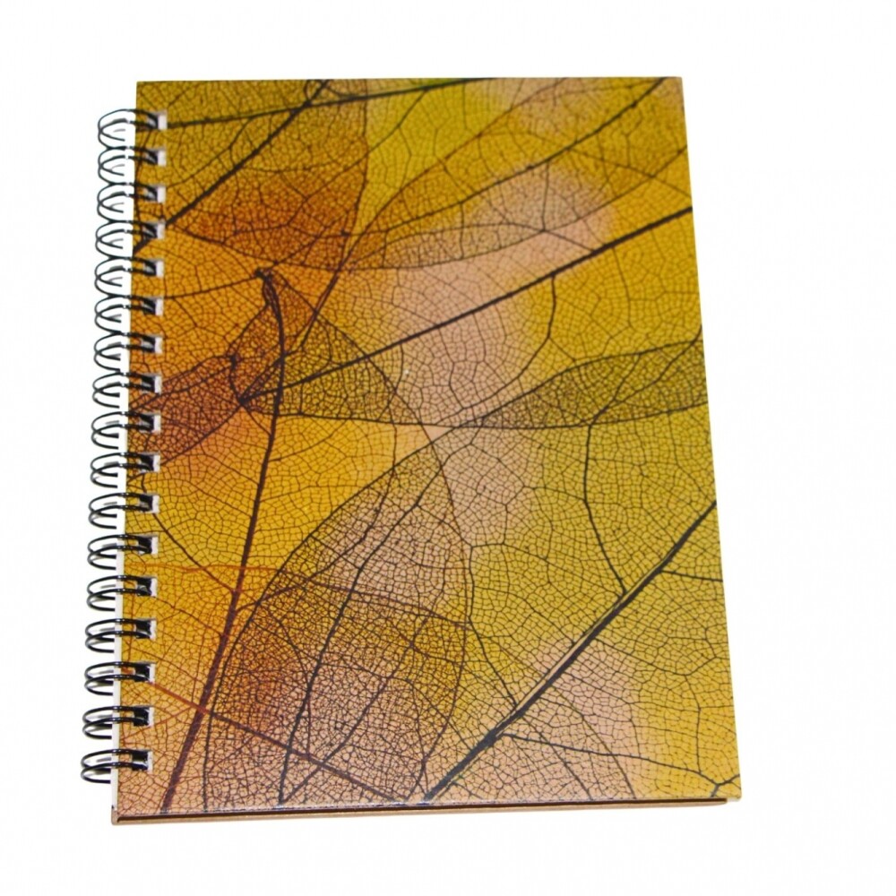 AGENDA ABEZETA 256 CLASSIC RECICLADA TAPA HOJAS OTOÑO