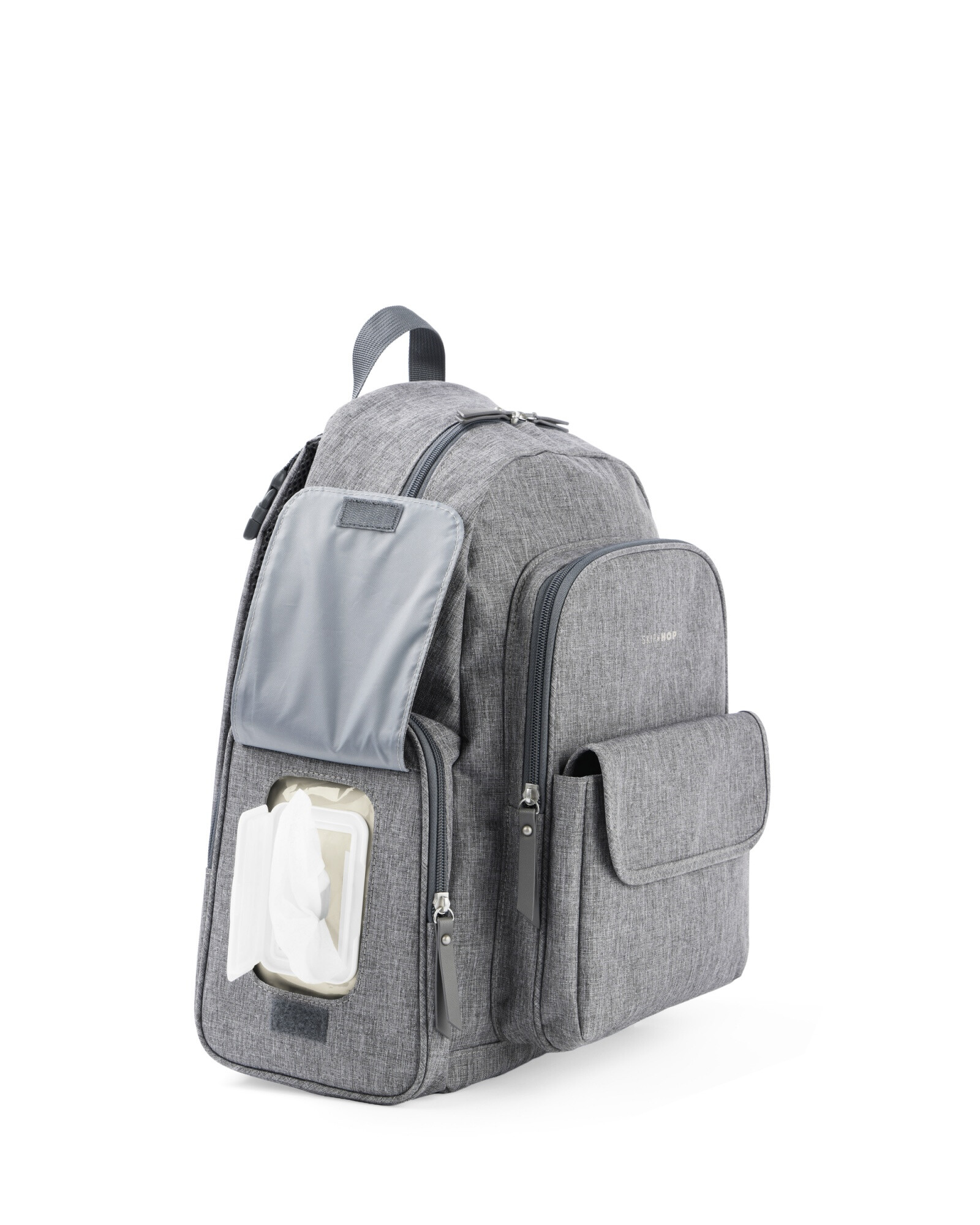Mochila maternal Luna, gris Sin color