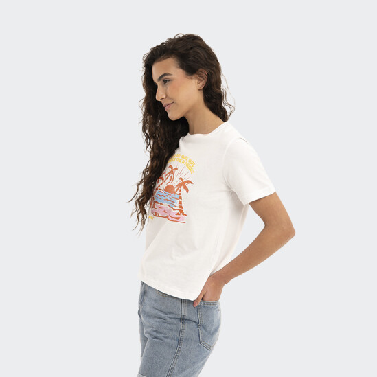 Remera Reef Regular Fit Blanco