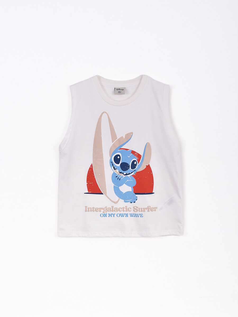 MUSCULOSA SURF STITCH - BEIGE 